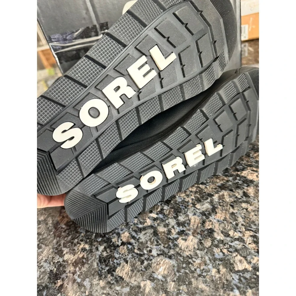 Sorel Whitney II Plus Lace‎ WP Black Quarry Waterproof Winter Boots Sz 10.5 NWB